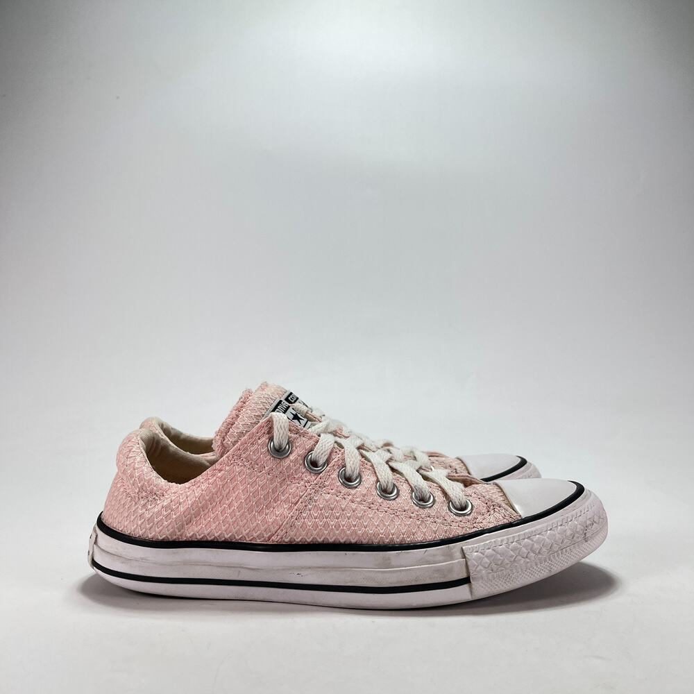 Converse Chuck Taylor All Star Pink Woven Low Top Sneakers 555860F Women's Sz 7